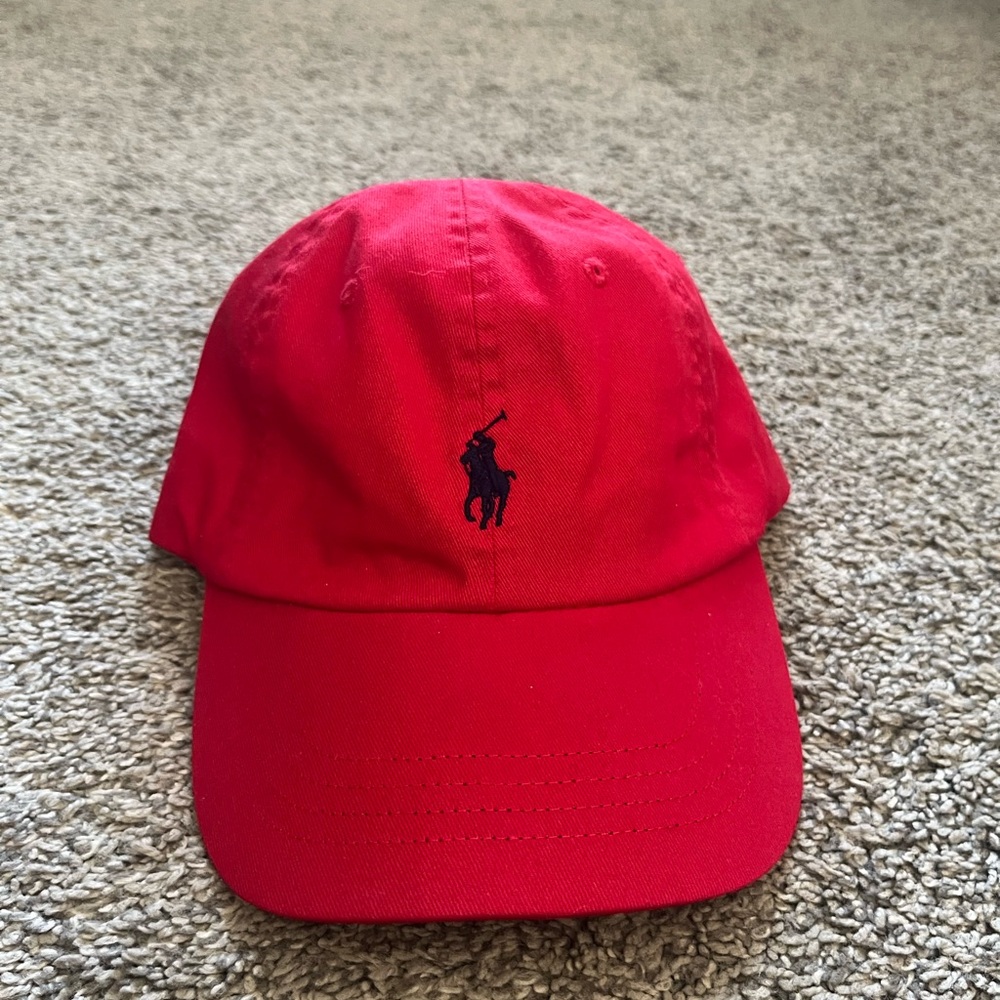 Ralph Lauren Vibrant Red Polo Cap NWOT